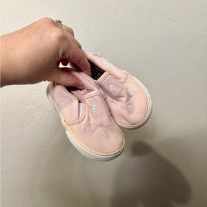 Polo Ralph Lauren Pink and White Slip On Shoes - Toddler 5